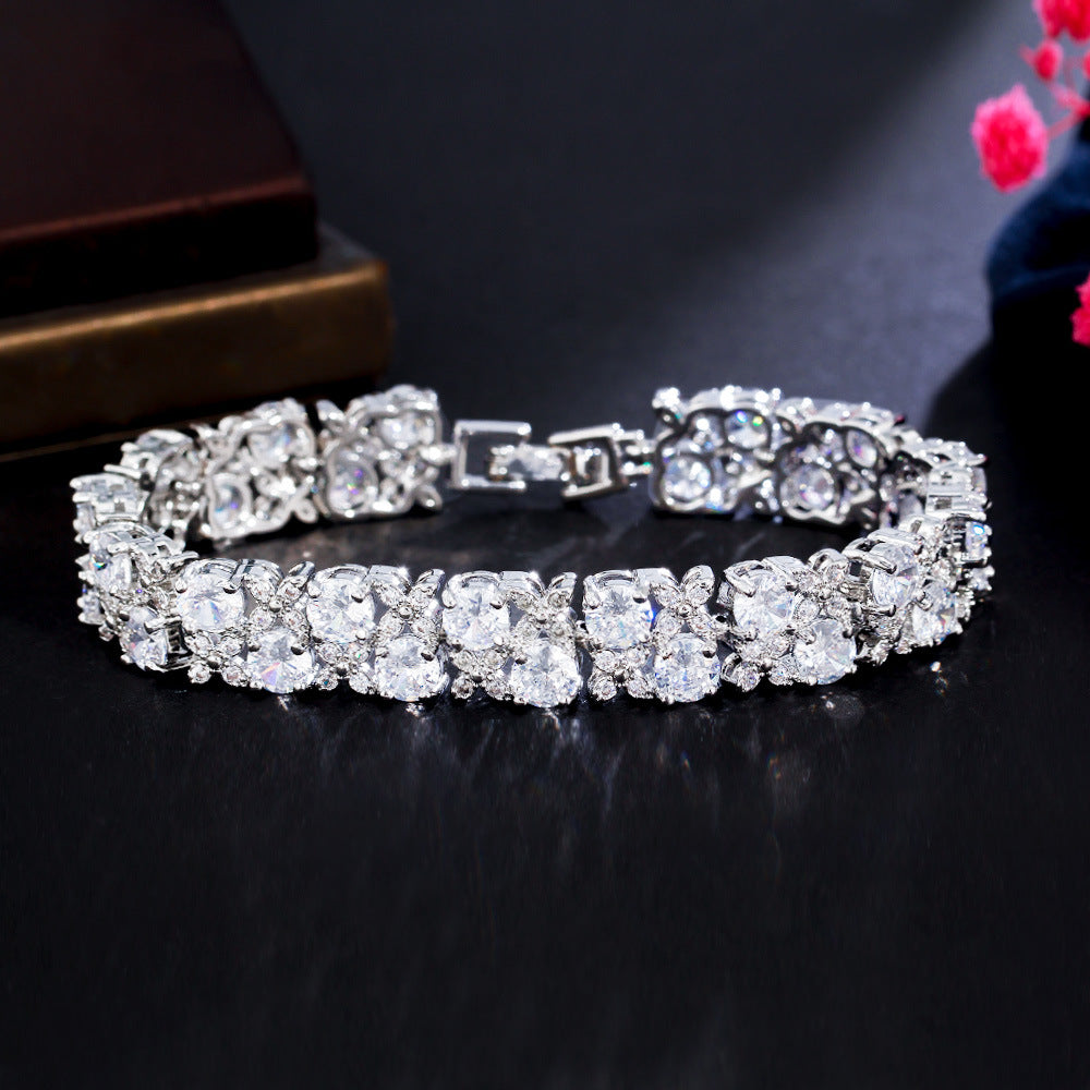 Exquisite Luxurious Moissanite Bracelet