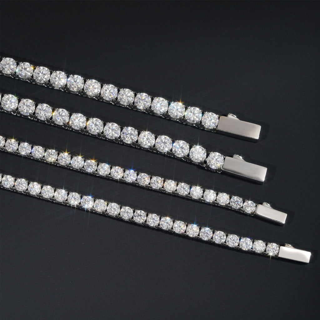 S925 Moissanite Tennis Bracelet For Men