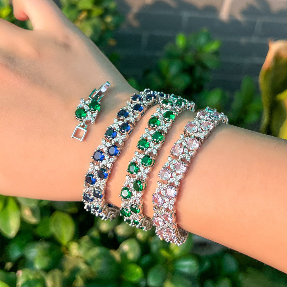 Exquisite Luxurious Moissanite Bracelet