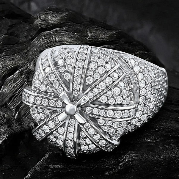 Moissanite Creative Crown Ring