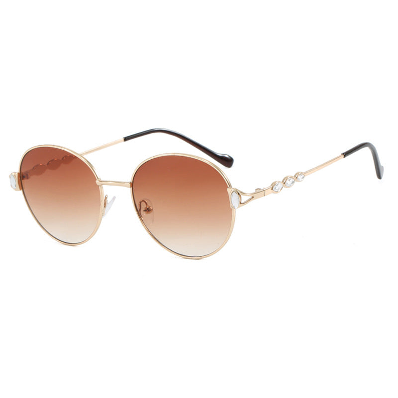 Fashion Round Diamond Sunglasses