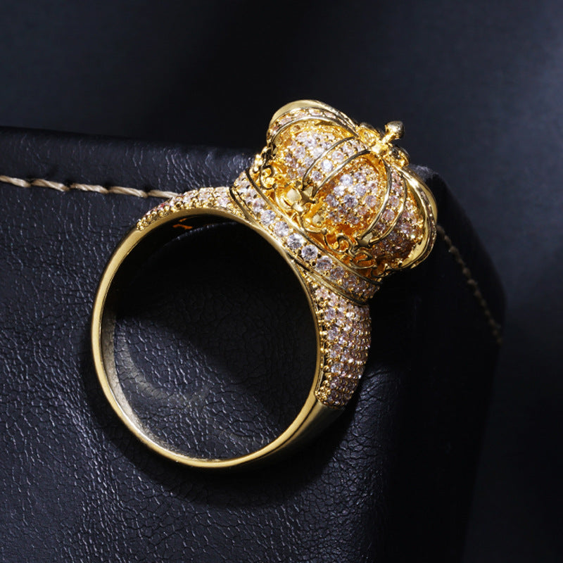 Moissanite Creative Crown Ring