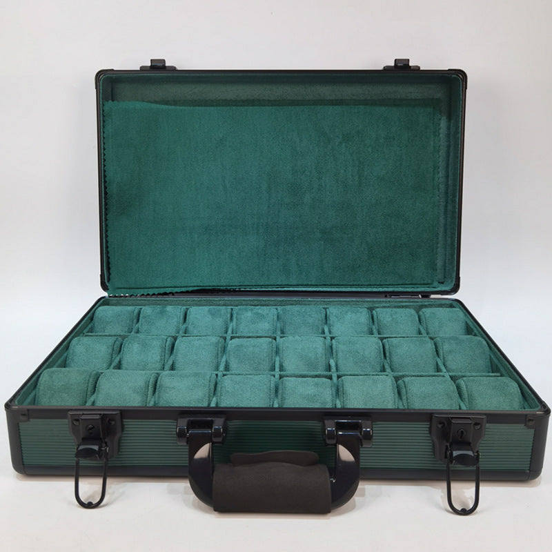 24-Slot Watch Storage Box - Premium Watch Organizer Case