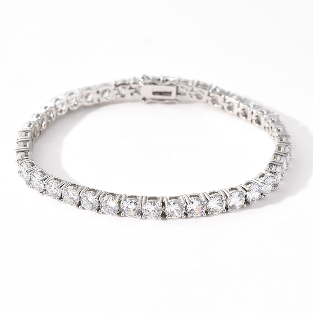 S925 Moissanite Tennis Bracelet For Men