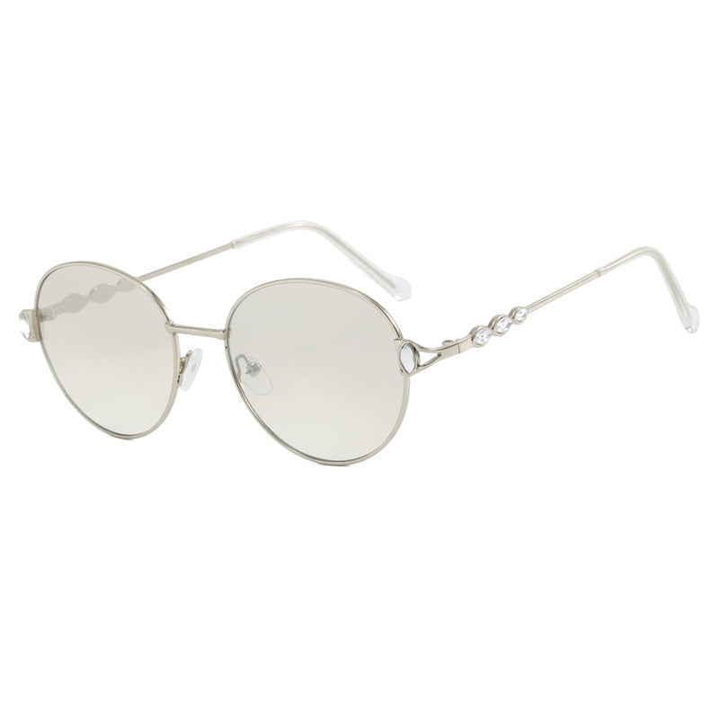 Fashion Round Diamond Sunglasses