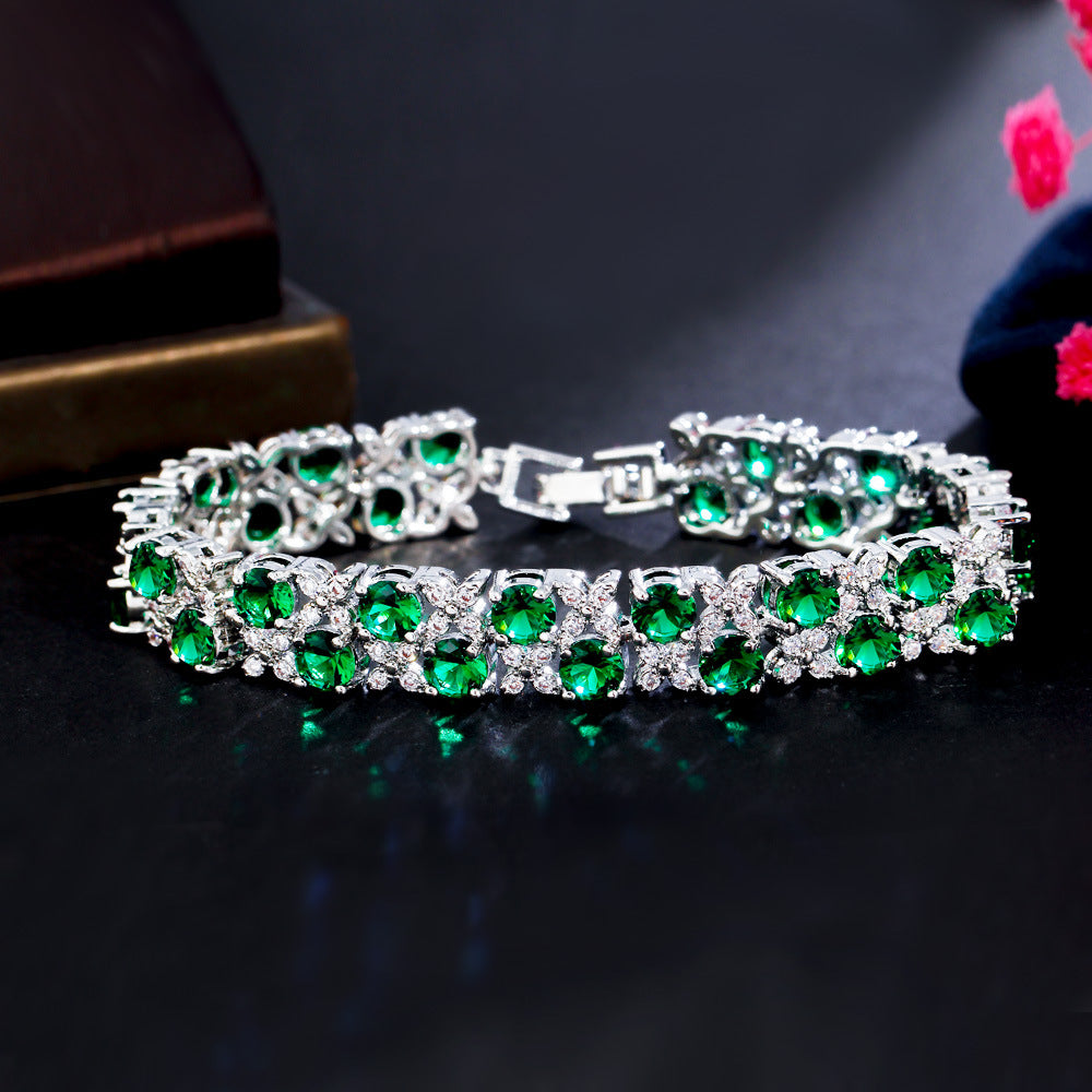 Exquisite Luxurious Moissanite Bracelet