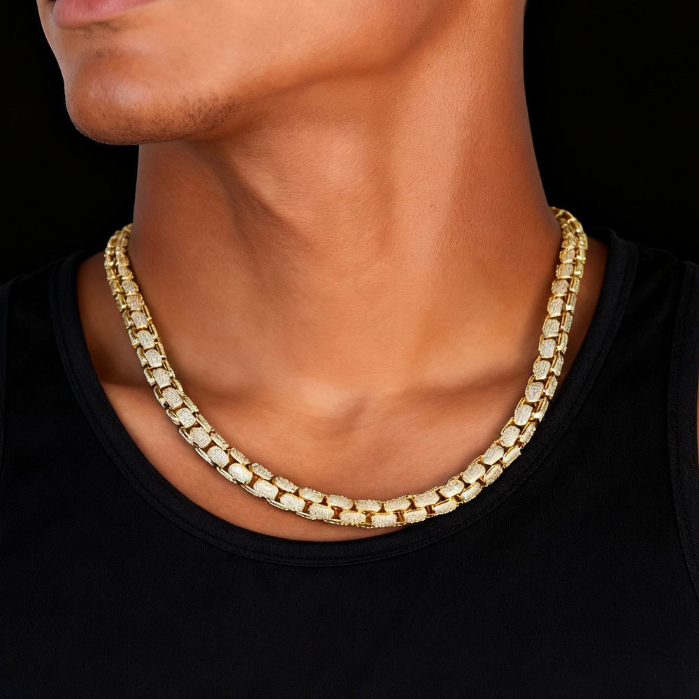 9mm Hip-Hop Punk Moissanite Cuban Chain