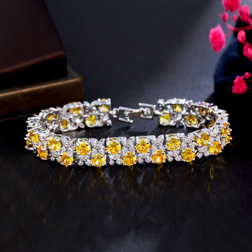 Exquisite Luxurious Moissanite Bracelet