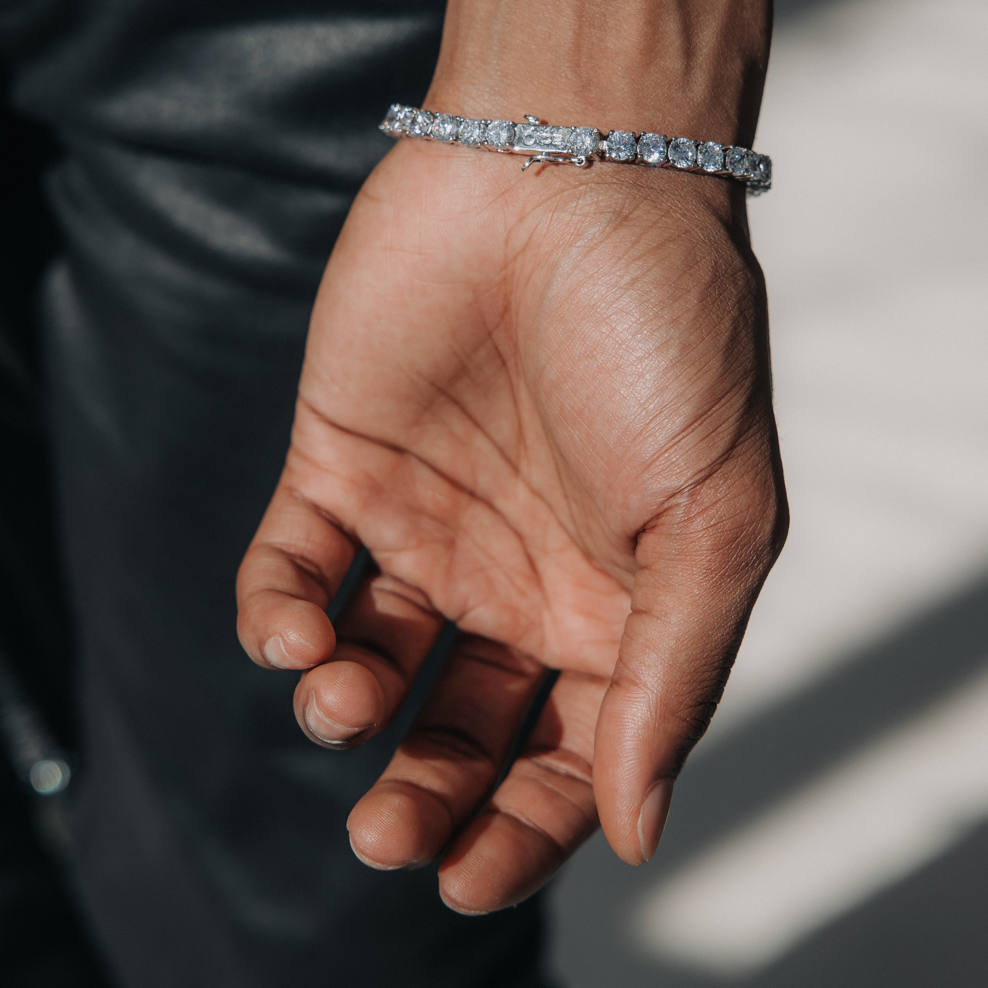 5mm S925 Silver Moissanite Tennis Bracelet