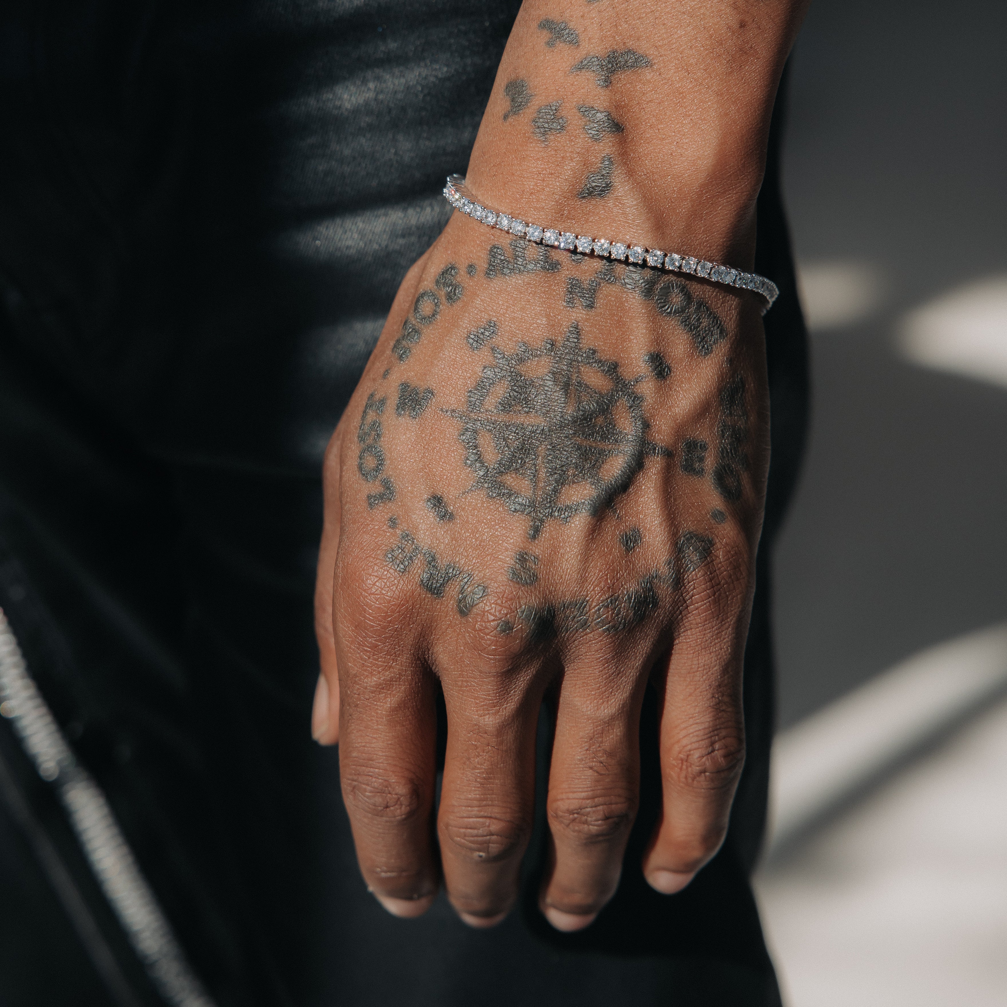 3mm Moissanite Tennis Bracelet White Gold