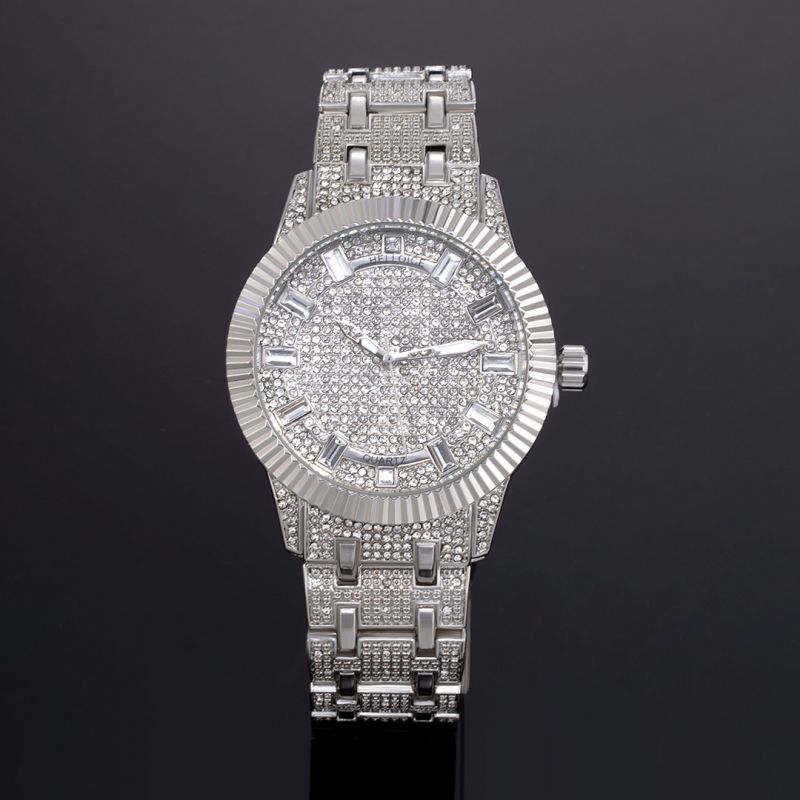 Iced Baguette Cut Luxury Watch - 43mm White Gold