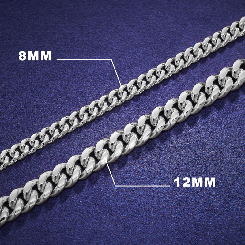 8~14mm Selectable Miami Cuban Link Chain