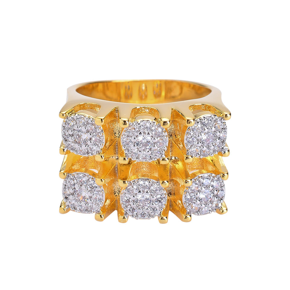 Street Style | Double Row Full Zirconium Ring