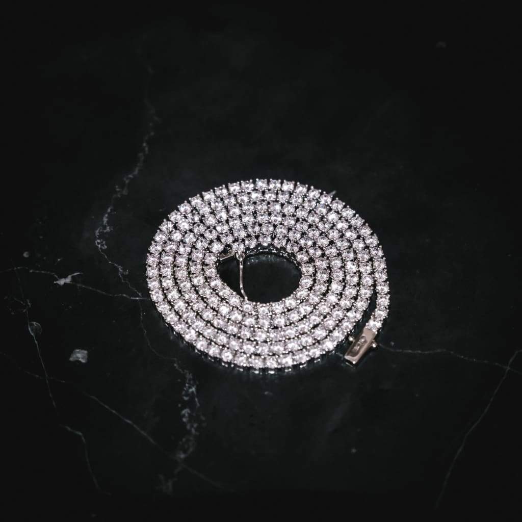 4mm Moissanite Diamond Tennis Chain
