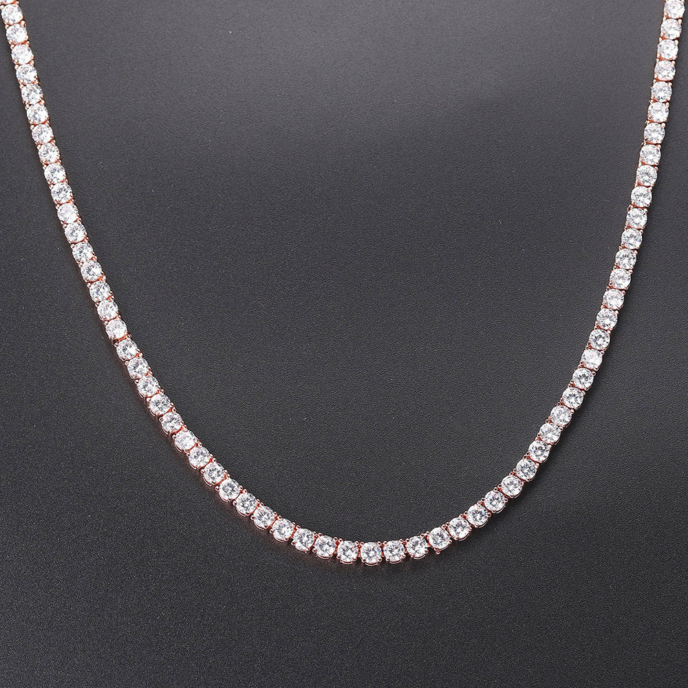 3~10mm 925 Sterling Silver Plated Tennis Chain