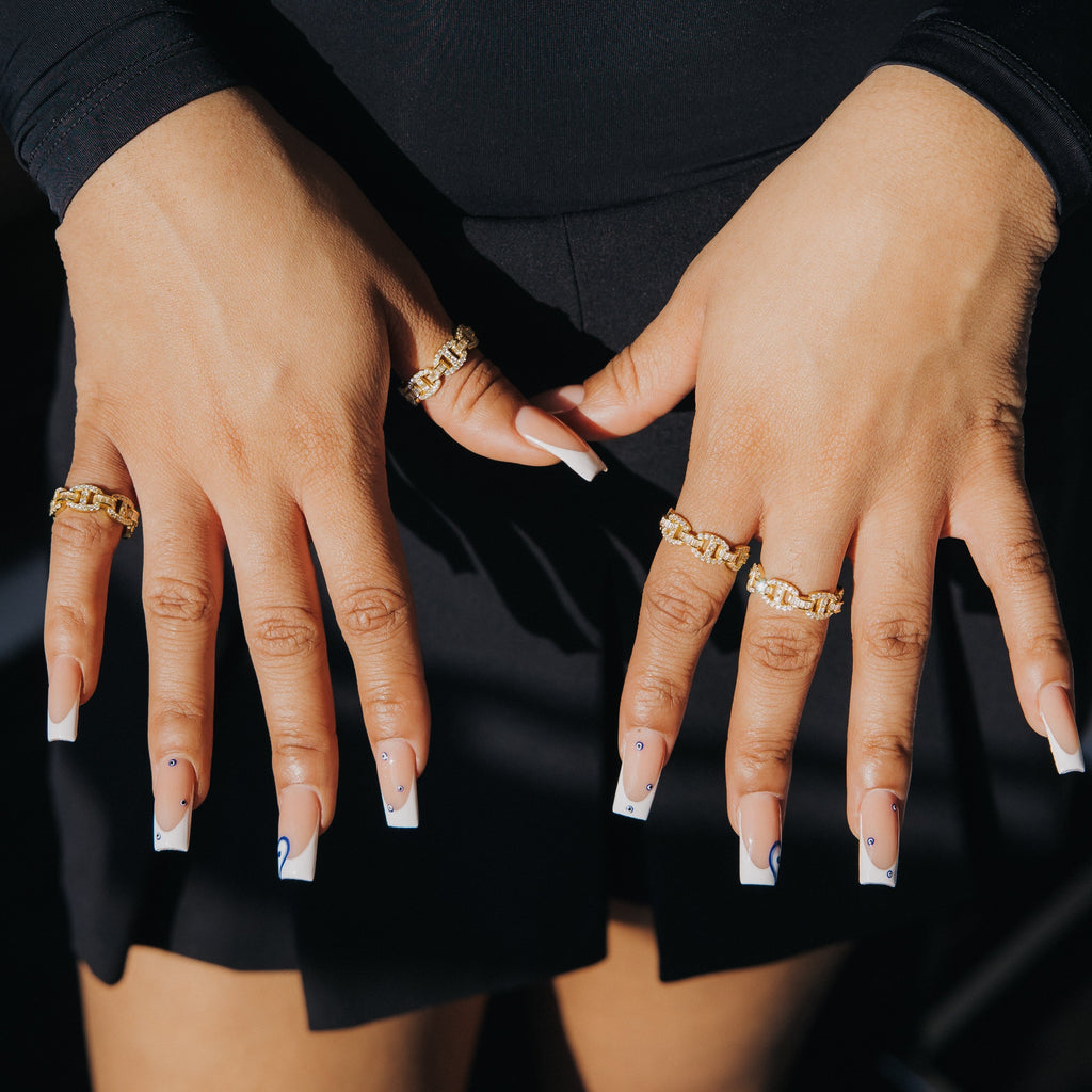 Baguette Mariner Ring 18k Gold