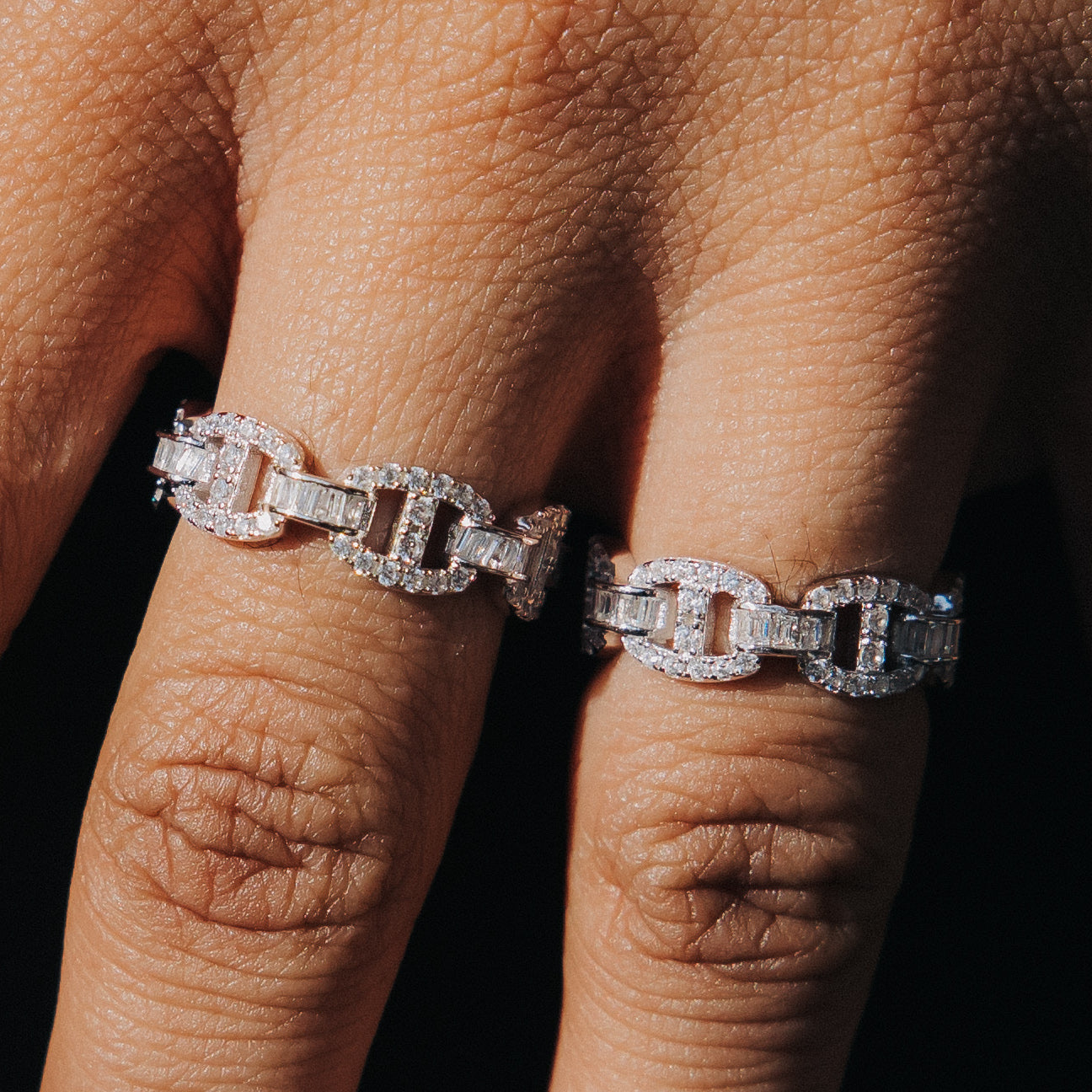 Baguette Mariner Ring White Gold