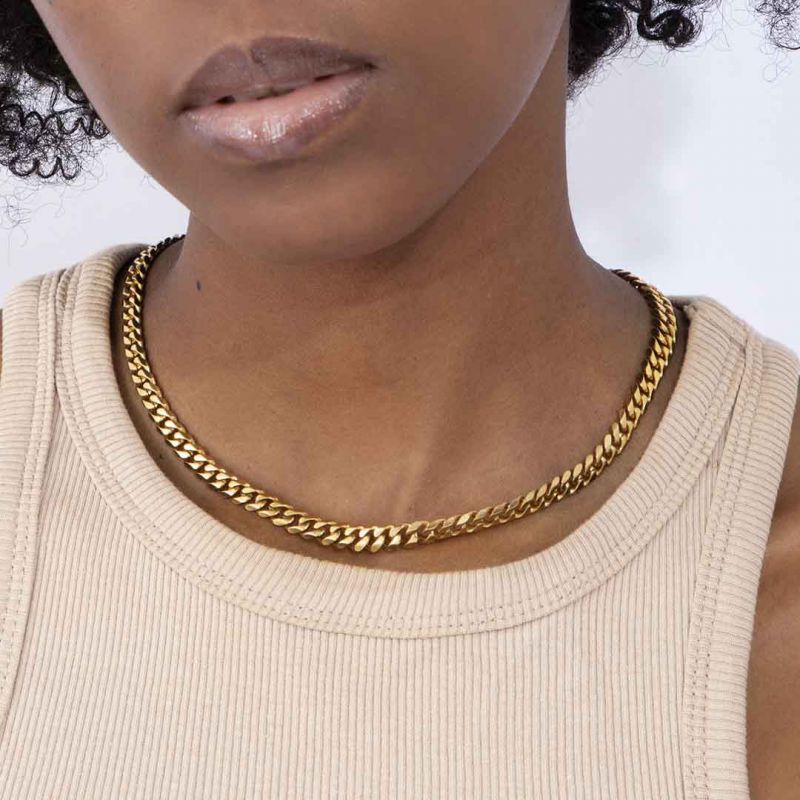 6mm Miami Cuban Link Chain in 18K Gold