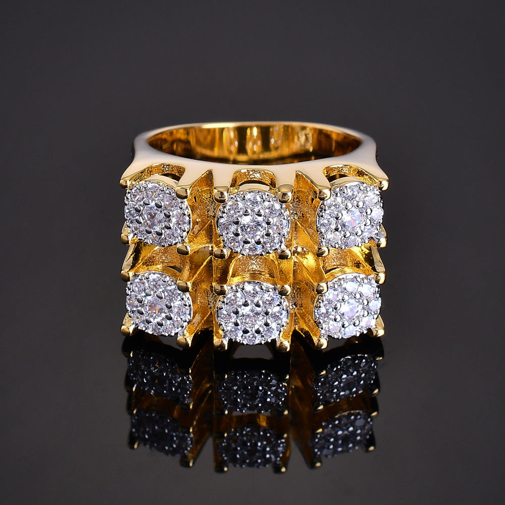 Street Style | Double Row Full Zirconium Ring