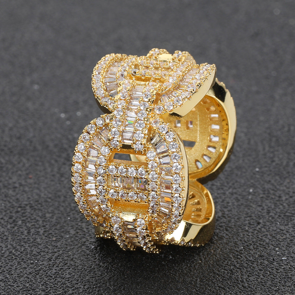 Street Style | Pig Nose Cuban Chain Ring