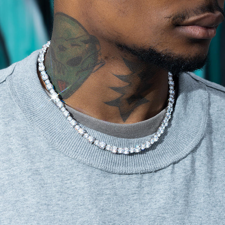 6mm x 5mm Mixed Size Tennis Chain