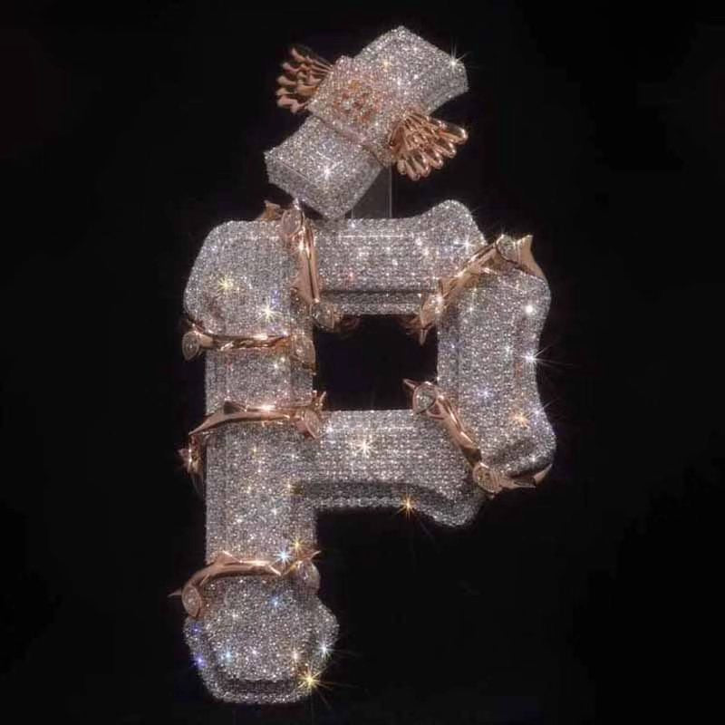 Street Style | 925S Vine Letter P Pendant