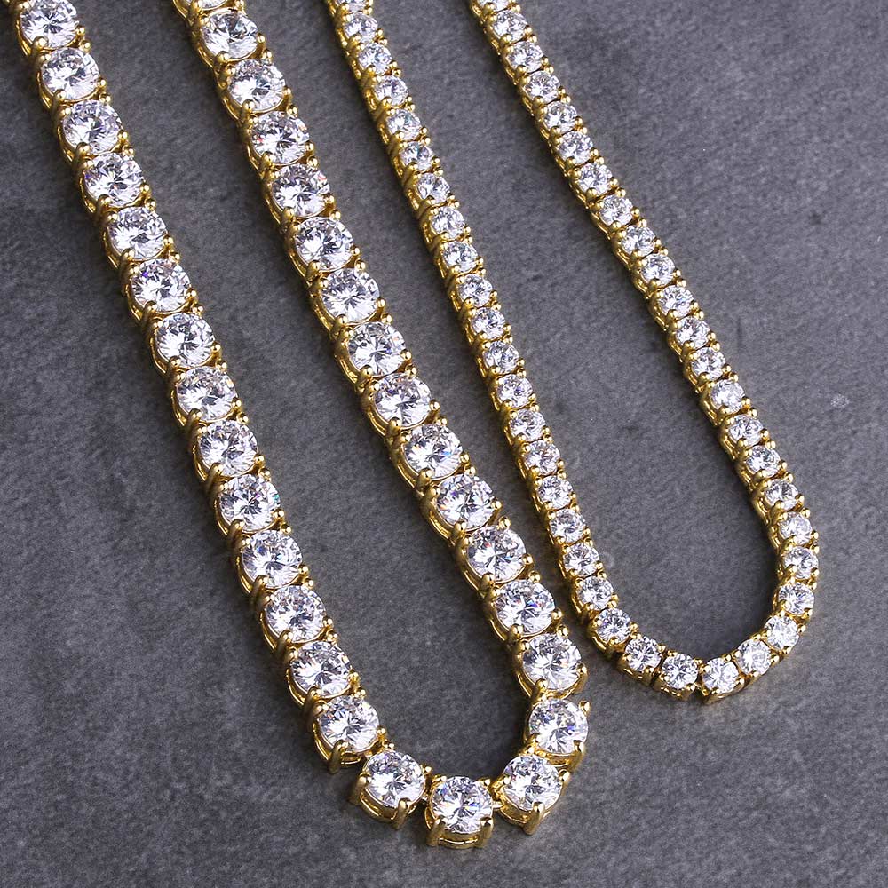 5mm + 3mm Tennis Chain Set - 5A CZ