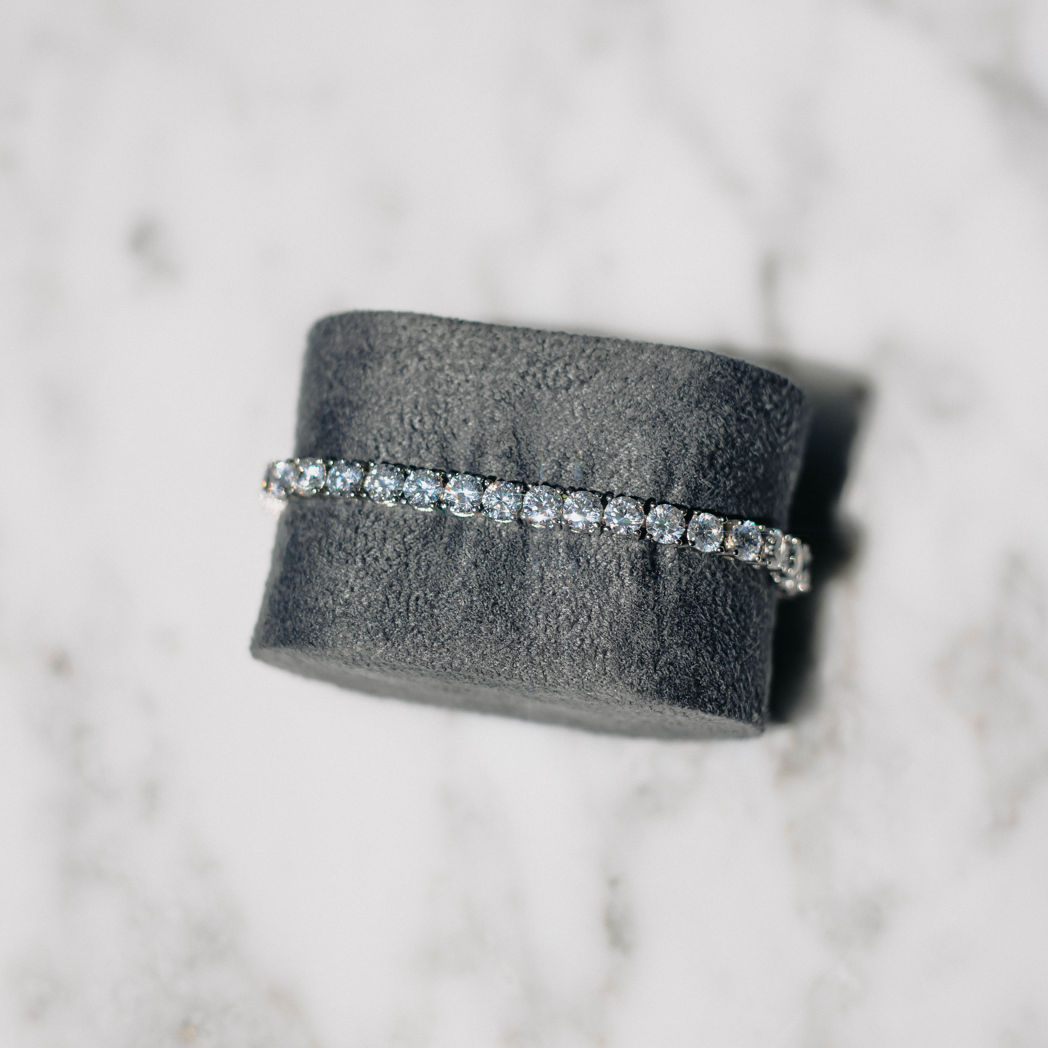 5mm S925 Silver Moissanite Tennis Bracelet