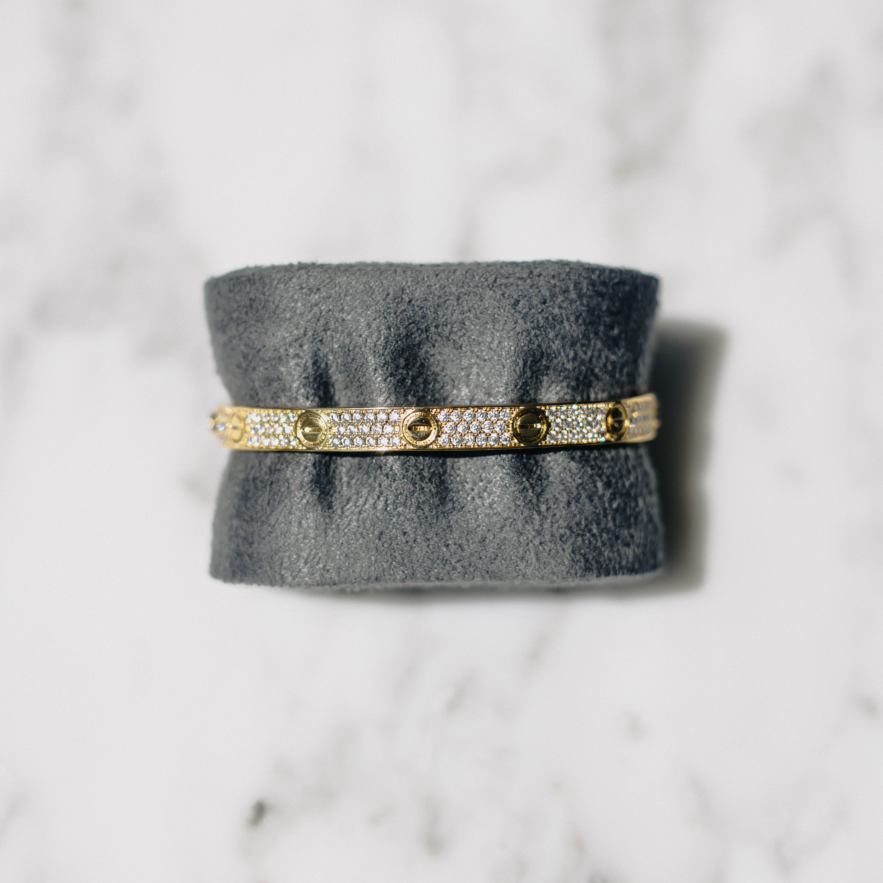 Moissanite Iced Band Bracelet For Men