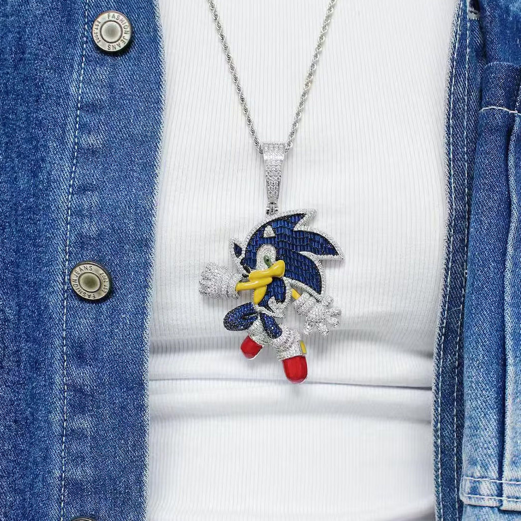 Street Style | Iced Out Backpack Pendant