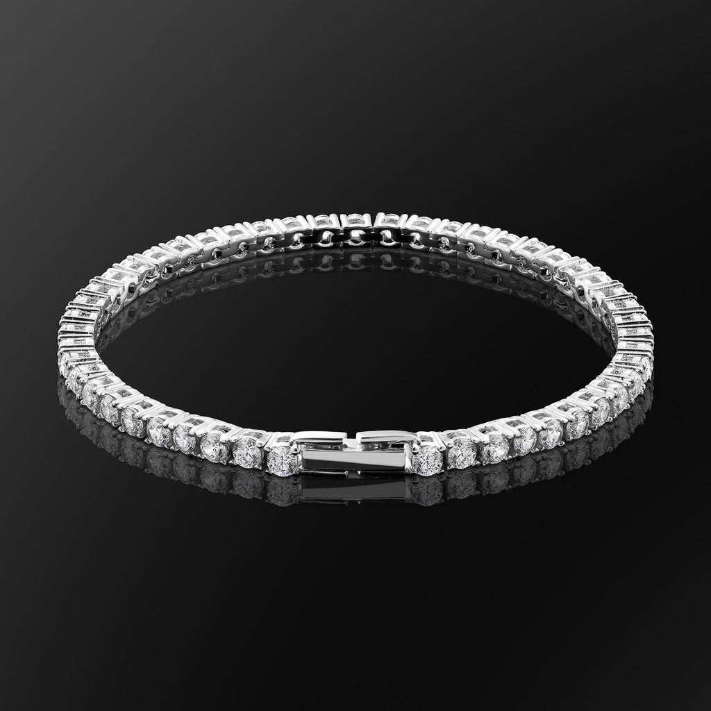 3mm Moissanite Tennis Bracelet for Men
