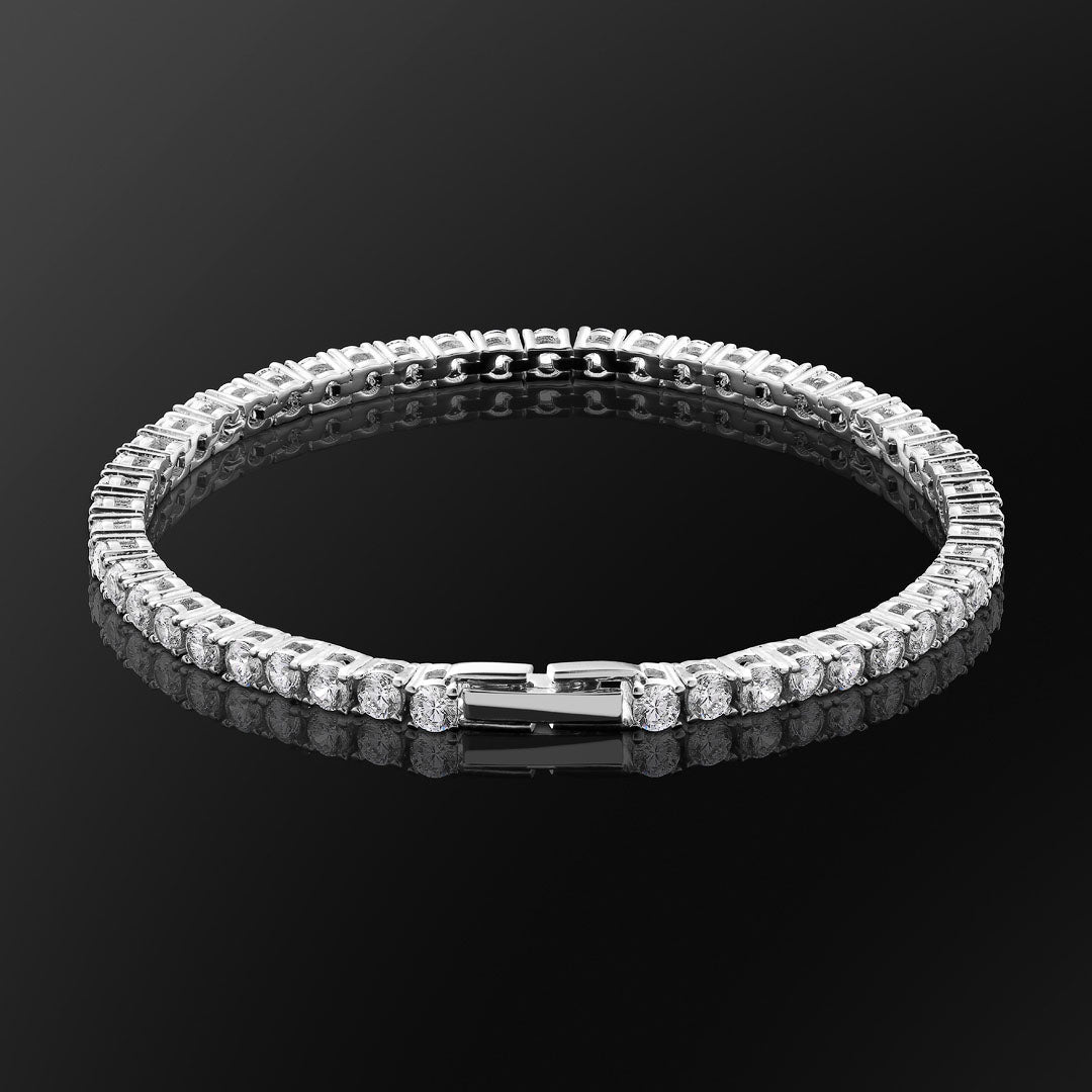 3mm Moissanite Tennis Bracelet for Men